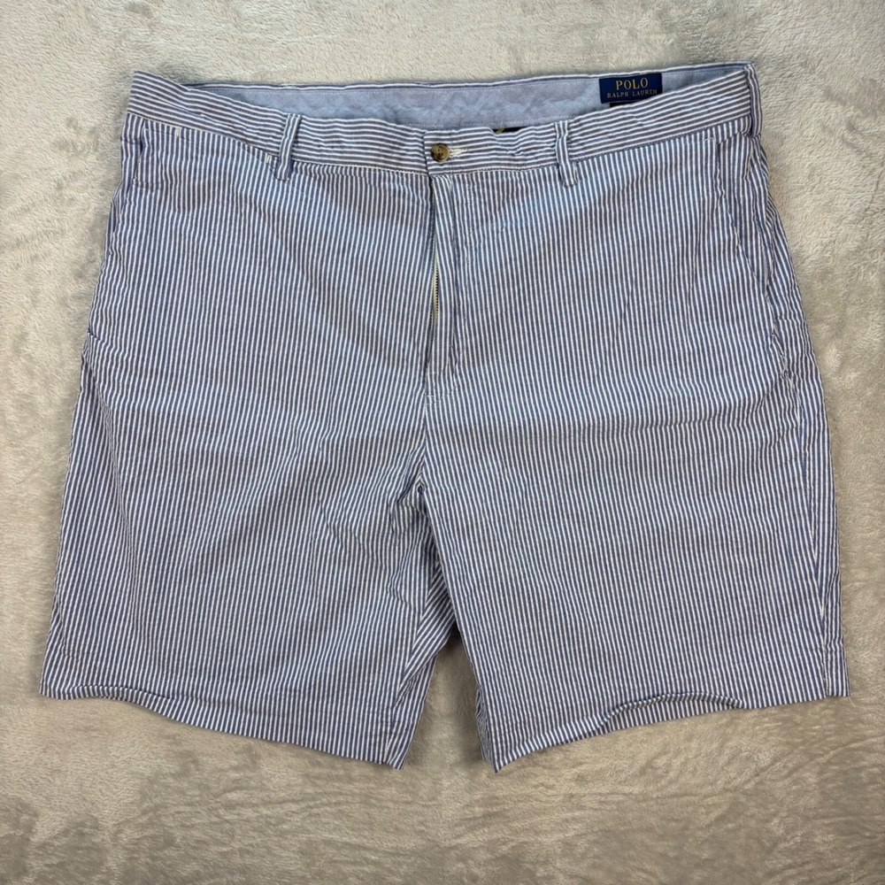 Polo‎ Ralph Lauren Men's Seersucker Striped Shorts Stretch Classic Fit 40